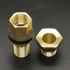 Various 1/2" 3/4" 1" BSP Male Brass Water Tank Bulkhead Pipe Fitting Connector Coupler Adapter Home Garden Hole Drainer