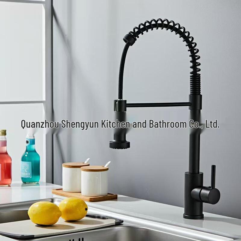 MDNG Pull-Out Kitchen Faucet with Spring