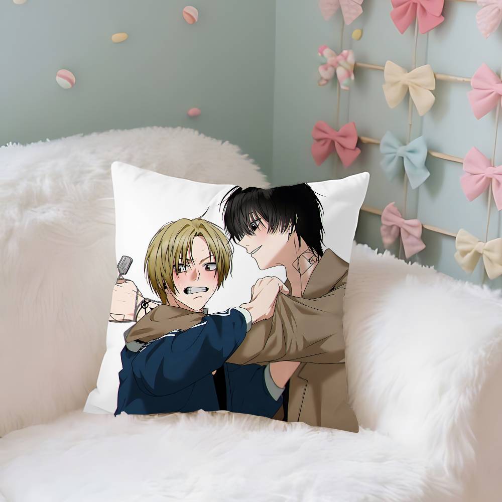 Nagumo And Shin Case Plush Fabric Soft Pillowcase Double Sided Print Cushion Cover Household Gifts
