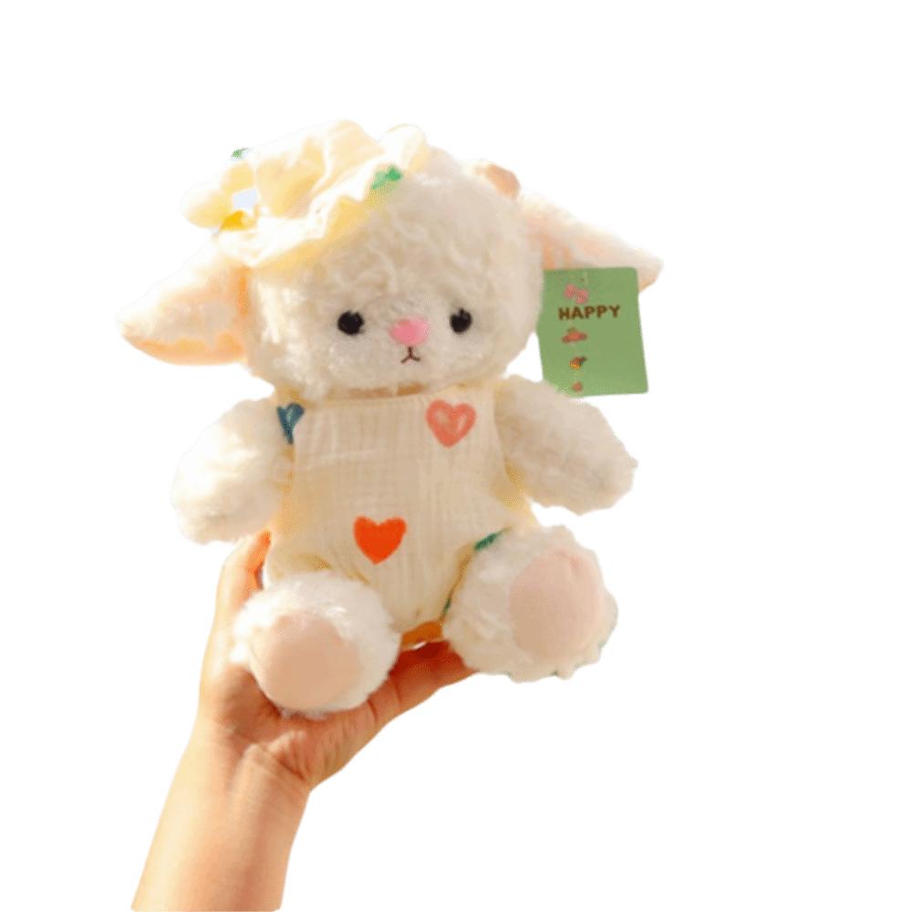 Wearing Hats Little Sheep Plush Toys Wearing Pajamas Plush Sheep Doll  Children's Toys