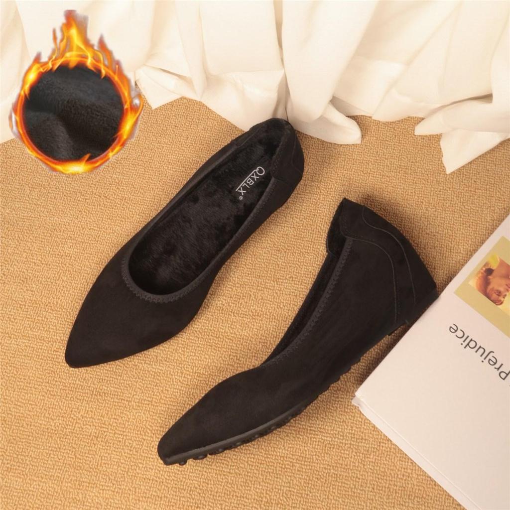 Schwarze Keilabsatzschuhe mit weicher Sohle für Damen - Höhensteigernd, Bequem für Büro und Flugbegleiter im Frühling und Herbst