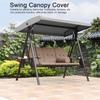 Waterproof Dust Proof Swing Canopy Cover Replacement Accessory for Outdoor Garden Courtyard
