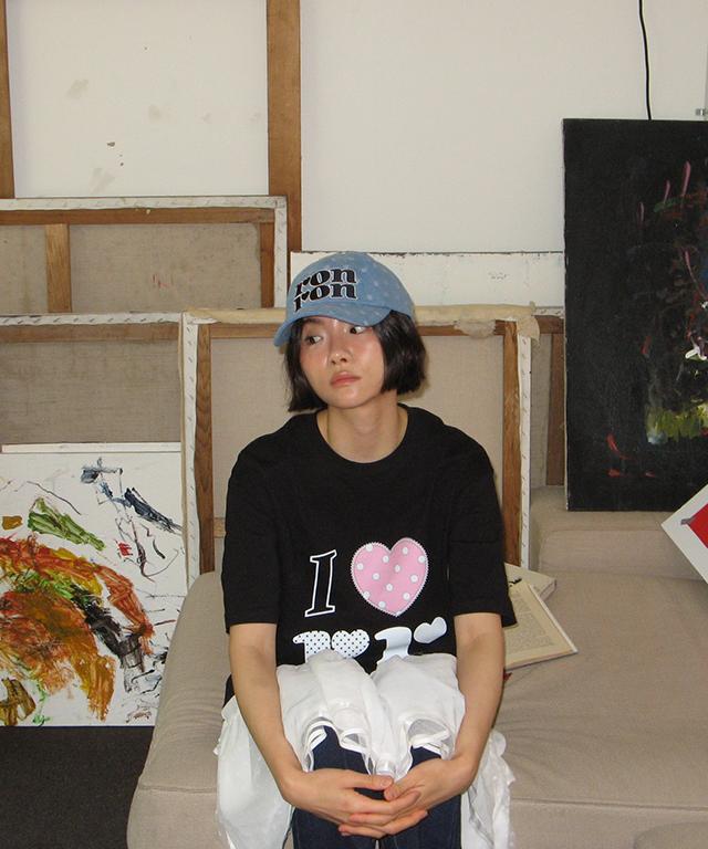 RONRON I Luv Rr Over Fit T Shirt Black
