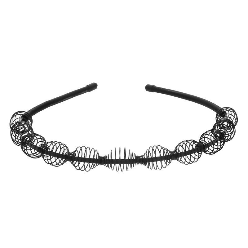 Metal Wavy Headband Stylish Headband Thickened Face Wash