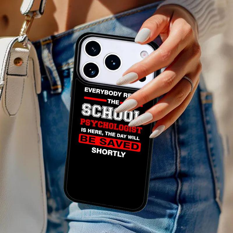 I Love Psychology PSYCHOLOGY Phone Case For iPhone 17 Air 14 15 13 12 Max Cover For Apple 14 15 16 16e 11 Pro Max Plus