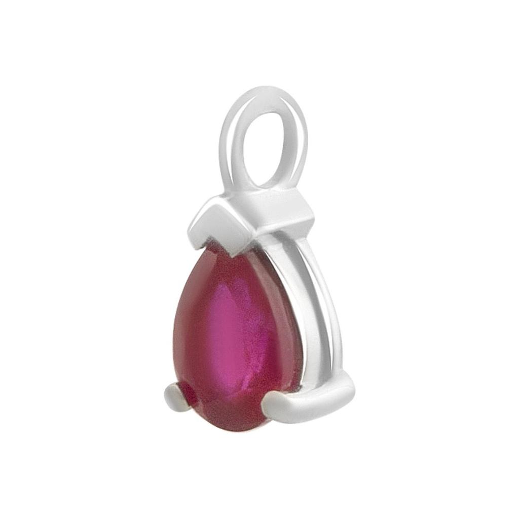 Серебряная подвеска с рубином 0.95ct (2194842)