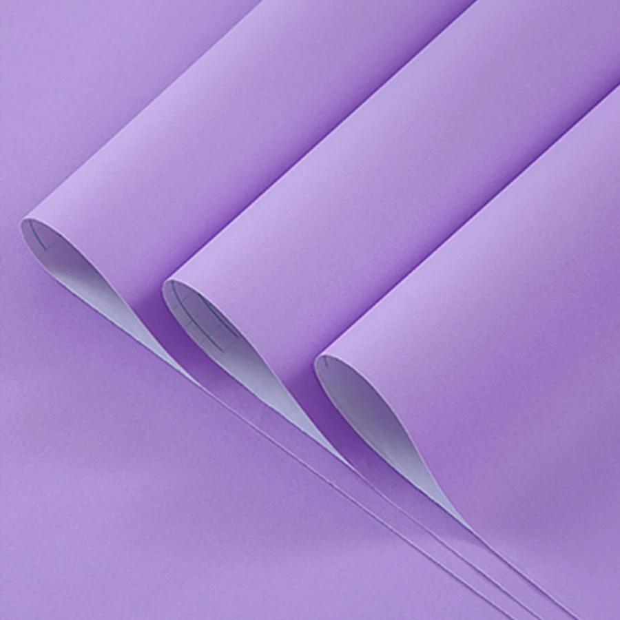 Matte Solid Color Wall Cover Self-Adhesive Thick Water-Repellent Moisture-Proof Bedroom Living Room Ornament Background Wall Sticker