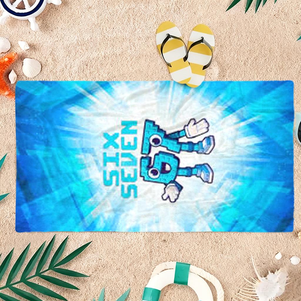 Sechs Sieben 67 Freundschaft Strandtuch Schnelltrocknend Super Saugfähig Geeignet für Strandurlaub Pool Fitnessstudio Sommergeschenk für Freunde