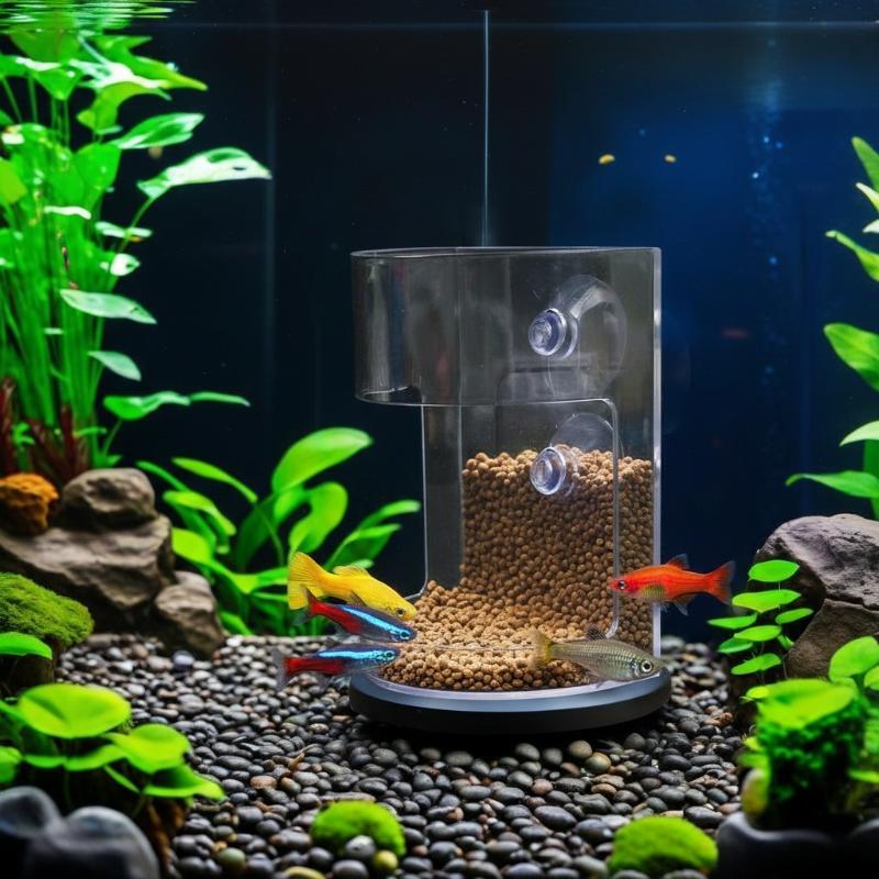 1/3/5 Piezas Bandeja Alimentadora Flotante para Acuario Anillo Alimentador Estación Círculo para Peceras Accesorio para Acuario con Ventosa