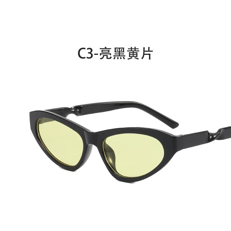 Special personality frame vintage twisted Sunglasses punk hip hop sun glasses twist Leggings men's women's Sunglasses