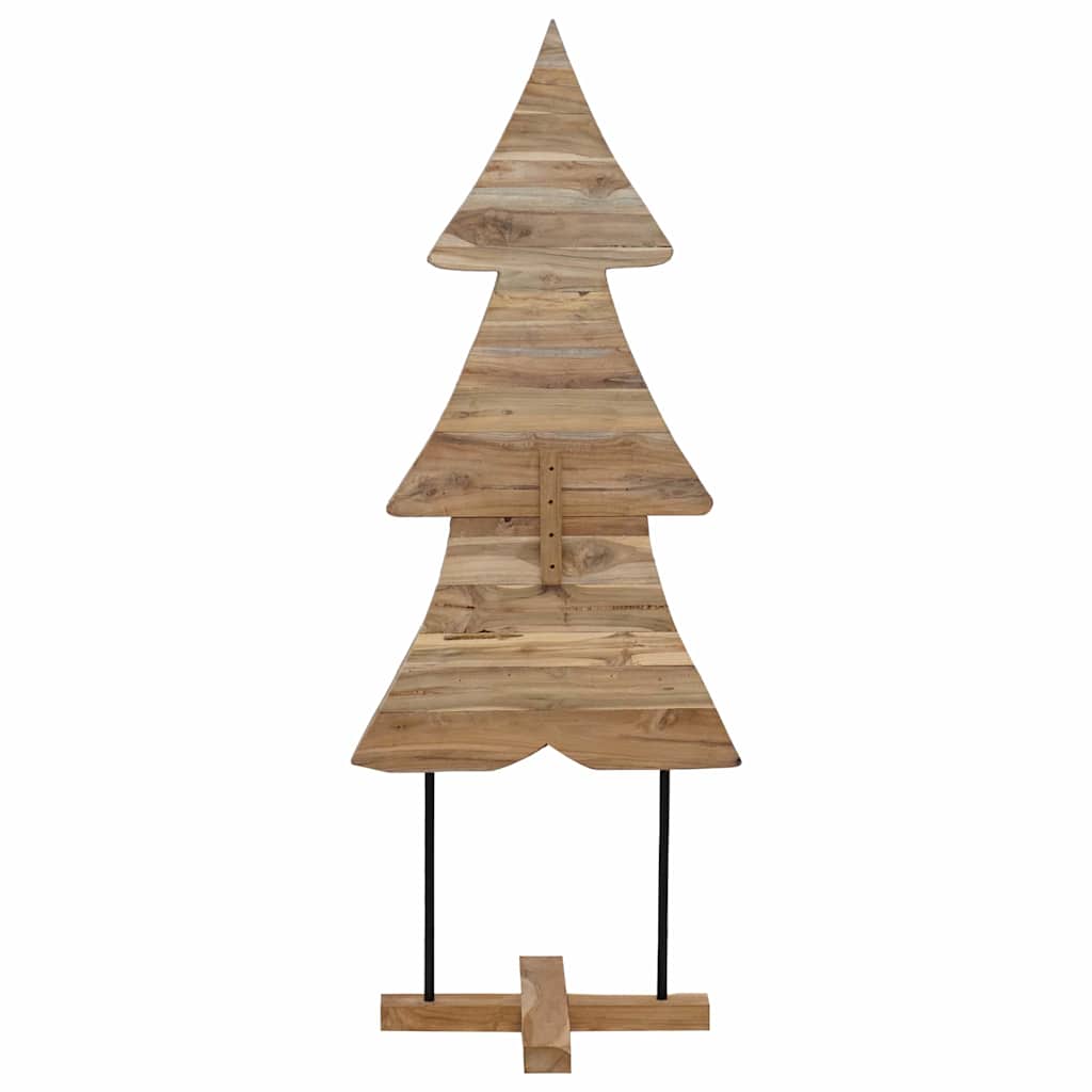 Christmas Tree with Stand Brown 151 cm Solid Teak Wood