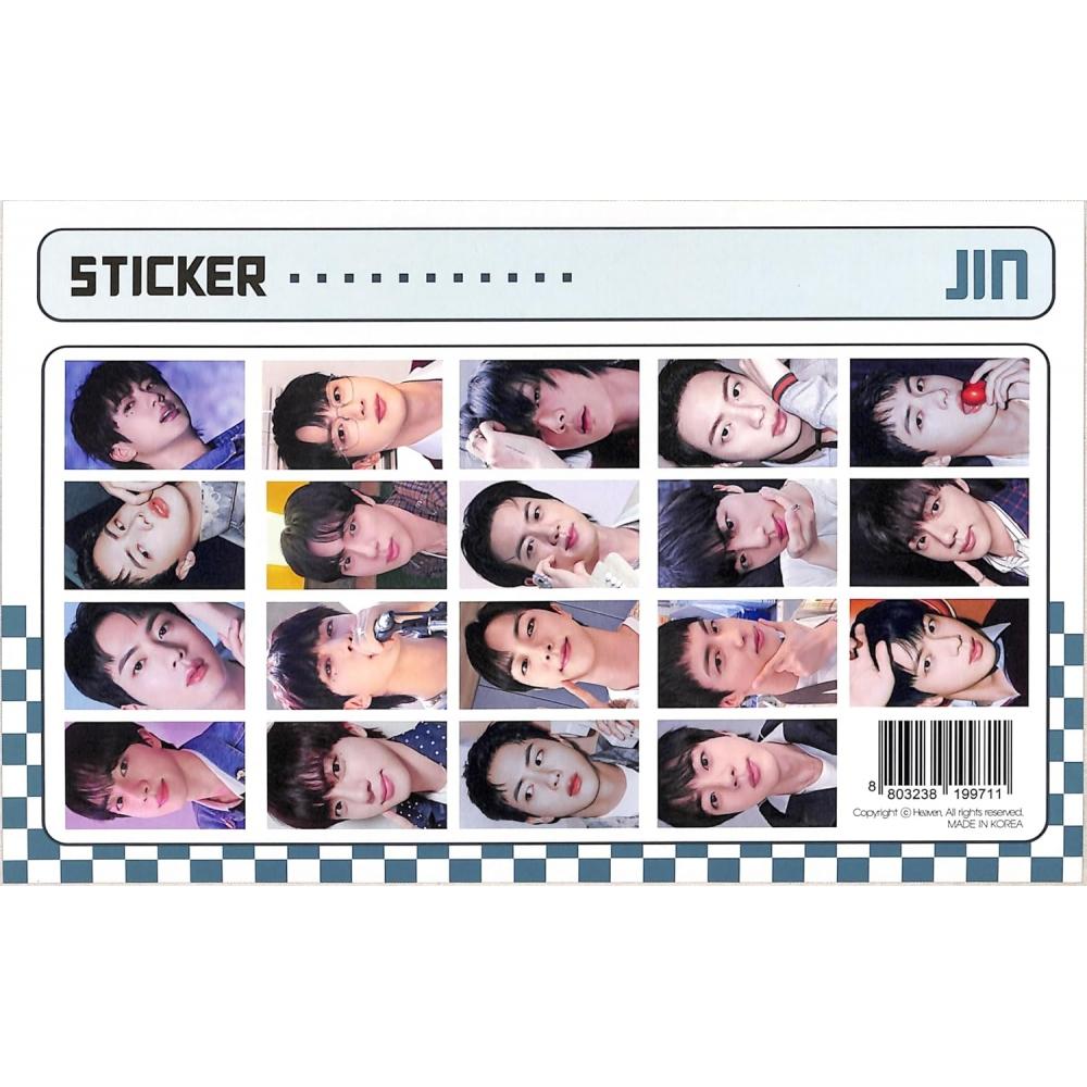 Bts Unbranded 2026 2027 2 Years Desk Calendar + 1 Sticker Set Jin sokuJin