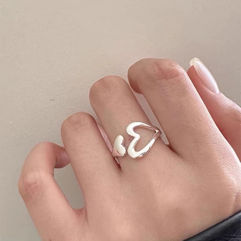 Sterling Silver Floral Ring for Women - High-End Open Joint Design for Autumn/Winter