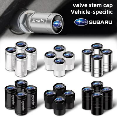 4Pcs Alloy Car Valve Cap Wheel Valves Dust Cover Tire Accessories For Subaru Tribeca STI XV BRZ Outback Smart Crosstrek Forester Dsyyr1