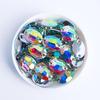 Hand-Sewn Water Drop Resin Rhinestones Brooches - Vintage DIY Clothing Accessories