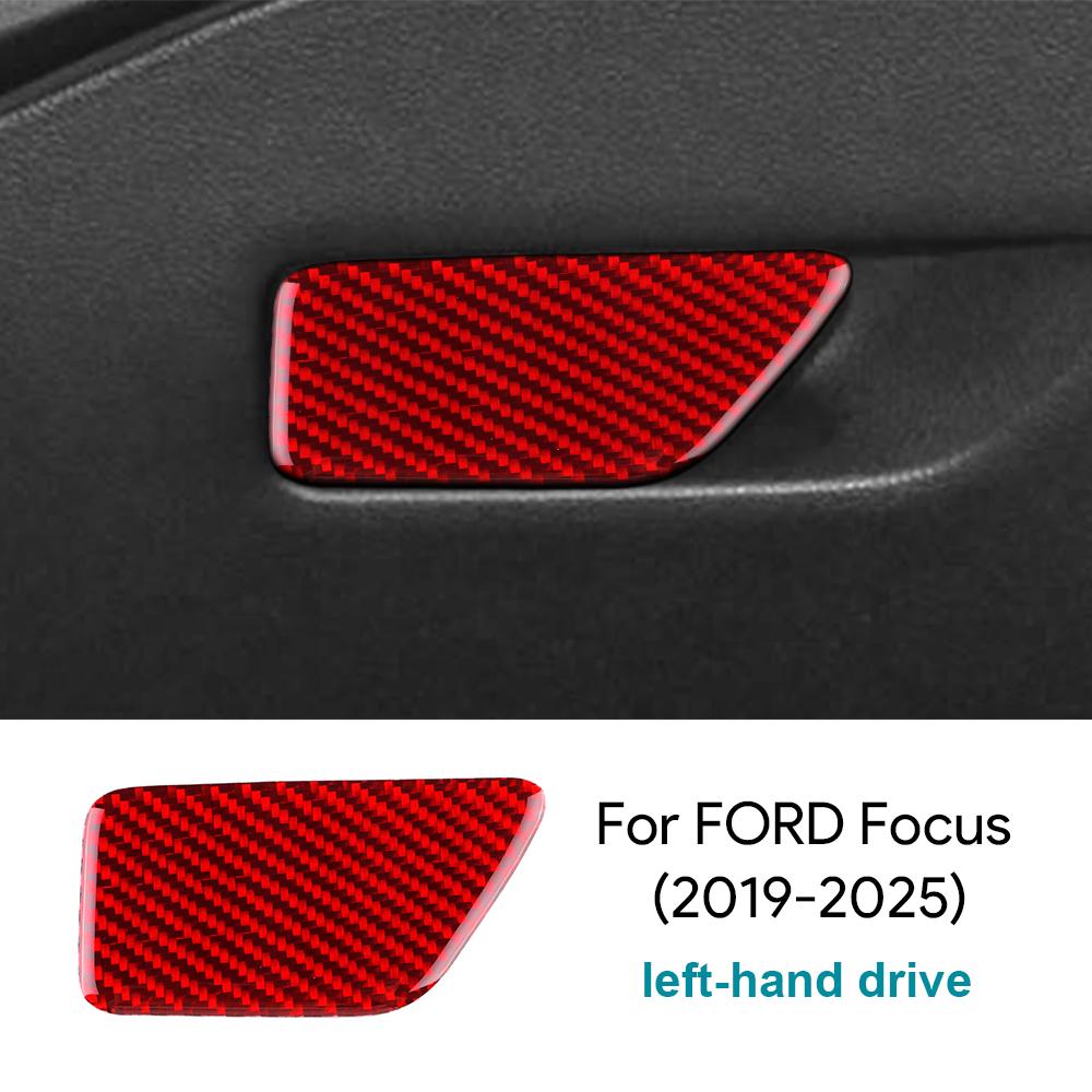 For Ford Focus/Focus ST      2024 2025 Real Soft Carbon Fiber Sticker LHD RHD Car Front Passenger Tool Box