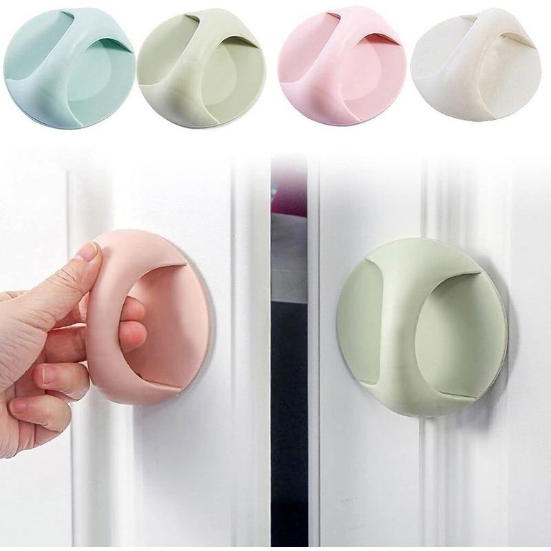 Punch-Free Seamless Round Sticky Handle - Adhesive Handle for Cupboards, Windows, Drawers, Wardrobes & Balcony Glass Sliding Doors