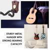 2-in-1 Guitar Wall Mount with Hygrometer Humidity Meter Guitar Wall Hanger Stringed Instrument