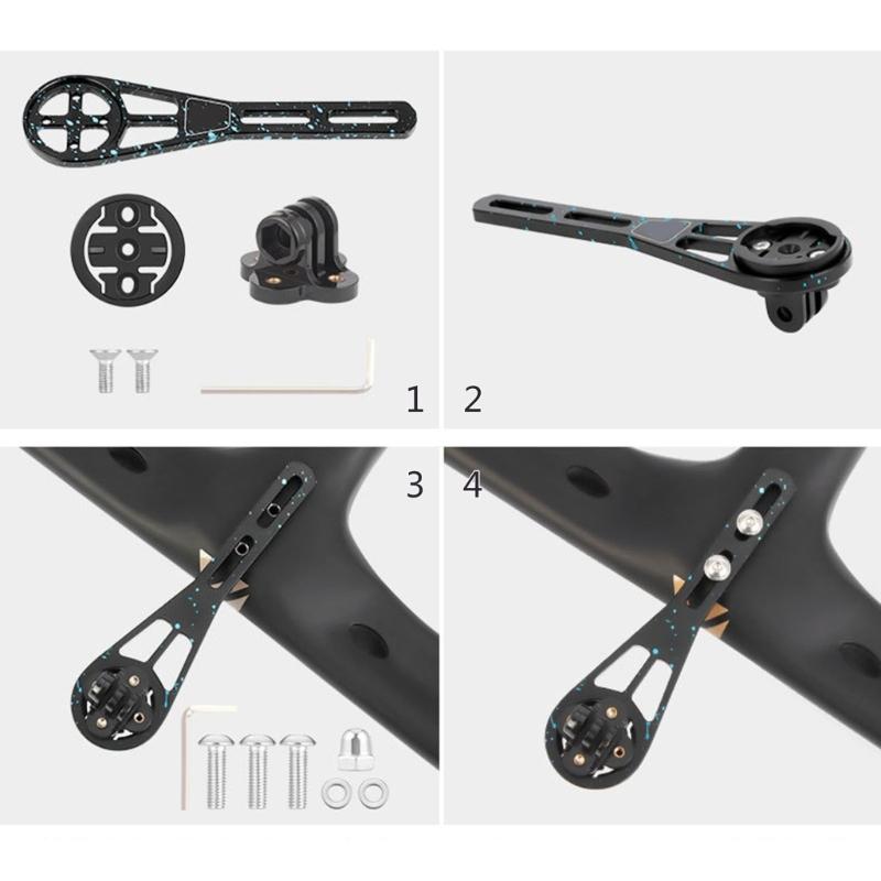Light Weight Bicycles Counter Holder Suit Road Handlebars Extension Lamp Brackets for Bike Computers