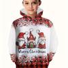 Kids Clothes Girl Hoodies Long Sleeve 3D Christmas Print Children Spring Fall Clothes Casual Cute Outdoor Boy Girl Clothes Tops