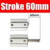 SDA 16 20 25 32 40 50 63 80 100mm Bore Compact Thin Air Cylinder 5-100mm Stroke Double Action Aluminium Pneumatic Cylinder