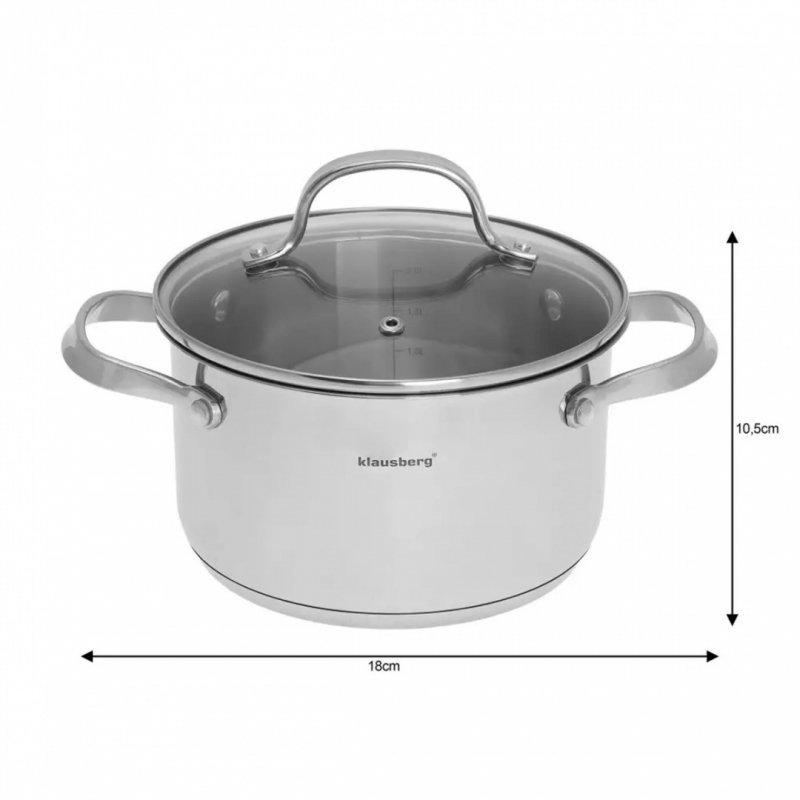 Klausberg Garnek Z Pokrywą 2,5 L Kb-7212