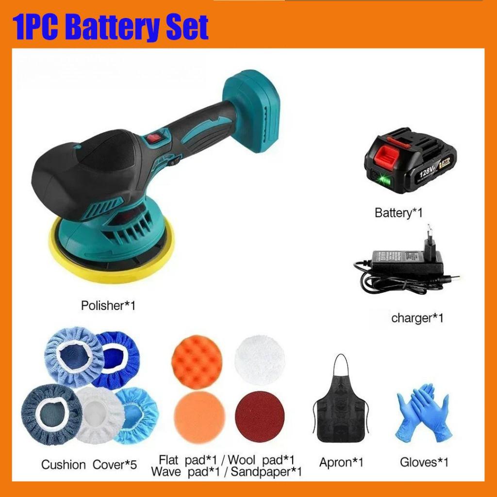 7000RPM Cordless Automobile Polishing Sealing Glaze Machine Portable Auto Waxing Power Tool Electric Car Polisher