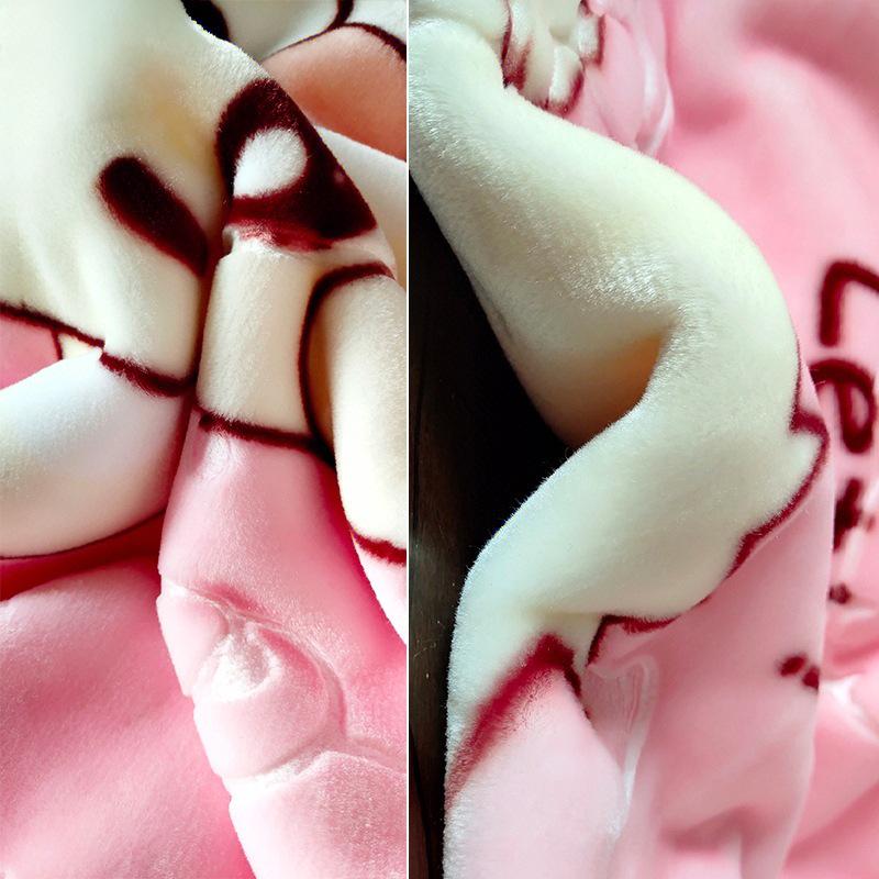 Cartoon Baby Double Layer Cloud Blanket for Newborns - Spring/Autumn Photography Blanket