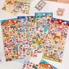 1/4 szt. Świąteczne Puszyste Naklejki 3D Śliczne Kreskówkowe Scrapbooking DIY Dziennik Dziennik Dekoracja Artykuły Papiernicze Naklejki Artykuły Szkolne