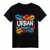 Urban Graffiti Paint Splash T Shirt Streetwear Hip Hop for Vintage Washed Unisex Casual Breathable Homme Soft Slightly Stylish