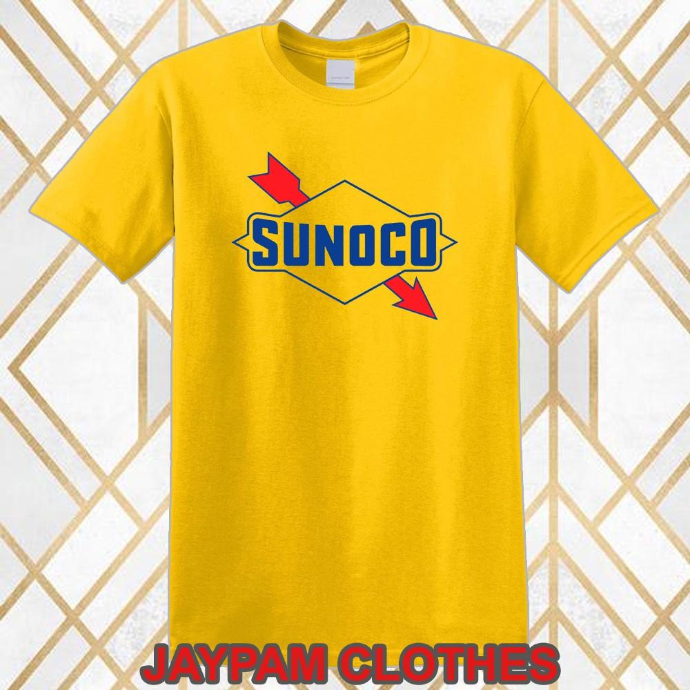 Sunoco Oil Racing Car Team Men s Yellow Size S 5XL XXXXL