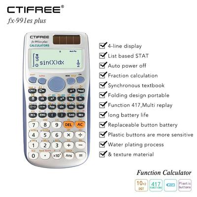 FX991ES Plus 2nd Edition: Scientific Calculator for Students - Solves Matrix, Complex Numbers & Equations