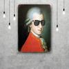 Wolfgang Amadeus Mozart Vintage Metal Tin Signs Posters Decor Retro Metal Plaque Wall Art Decor for Garage Bar