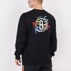 Nike Brooklyn Nets Courtside City Edition Sports Crew Neck Long-sleeve Sweater Men's Black CT9398-010