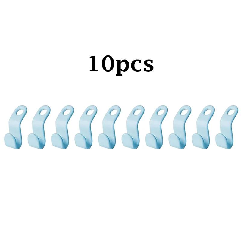 Mini Hanger for Wardrobe Connector Hangers Save Wardrobe Space Hook Up Cascading Plastic Coat Organizer Clothing Storage Home
