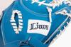 Saitama Seibu Lions x GP Baseball Blue Catcher's Mitt, Adult, Softball, Right-Handed Throw,