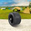 170x100mm Wagon Cart Wheel Replacement for Folding Camping Trolley Cart