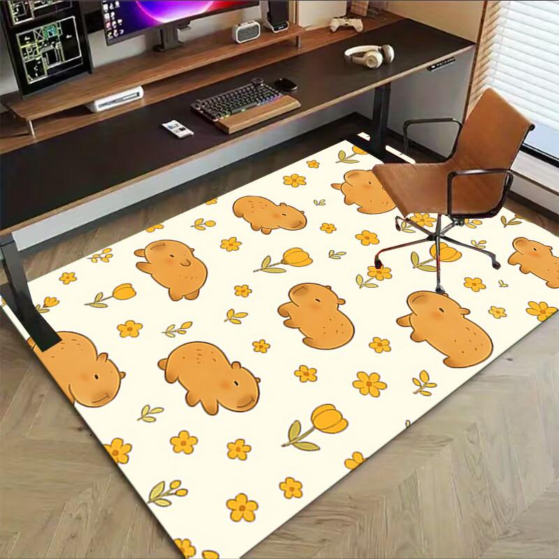 1PC Potato Flowers Extra Large Non-Slip Floor carpet, Office, family, bedroom, Studio - Large Area Rug Indoor Rugs, Vibrant Colors-W237