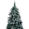 Arbre de Noël artificiel - MAISON EXCLUSIVE - 240 cm - LED USB - Pommes de pin &amp; boules incluses - Base métal