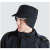 Winter Bomber Hat for Women Men Windproof Warmth Hat with Brim Baseabll Cap Soft Plush Lining Earflap Cap Flat Top Hat