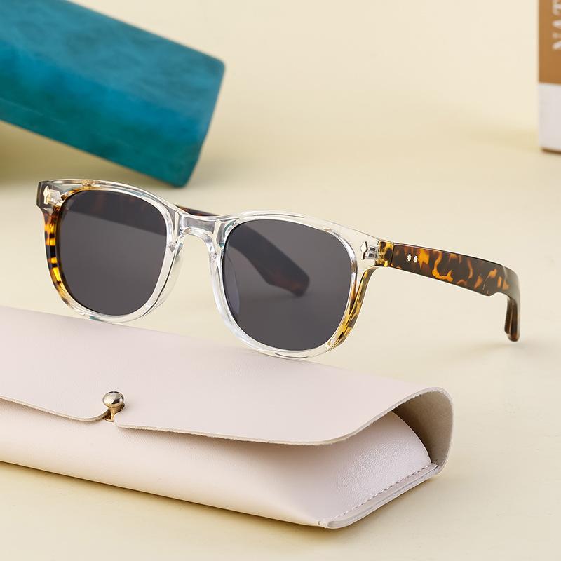 JYL TS Men's Square - Retro Driving Sun-Protective Trendy Sunglasses ZS-98139