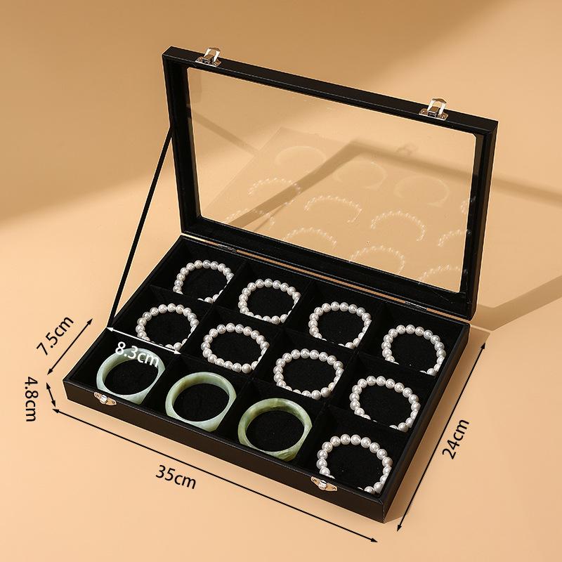 Dust-proof Sunroof with Lid Bracelet Storage Box Buddha Beads Cultural Play Bracelet Collection Box Buddha String Bracelet Jewelry Box