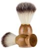 Natural Badger Hair Men's Shaving Brush Barber Salon Men Facial Beard Cleaning Appliance Shave Tool Razor Brush with Wood Handle