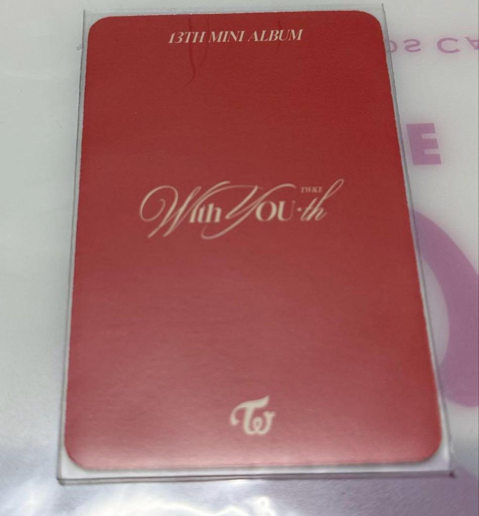 [USED] "With YOU-th" MUSIC KOREA Mina trading card