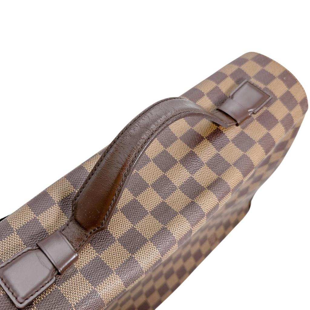 Louis Vuitton Damier Broadway Shoulder Bag Damier Canvas Brown Unisex N42270 Used