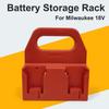 Drop-resistant Battery Storage Rack 4 Slots Battery Base Bracket for Milwaukee 18V Home