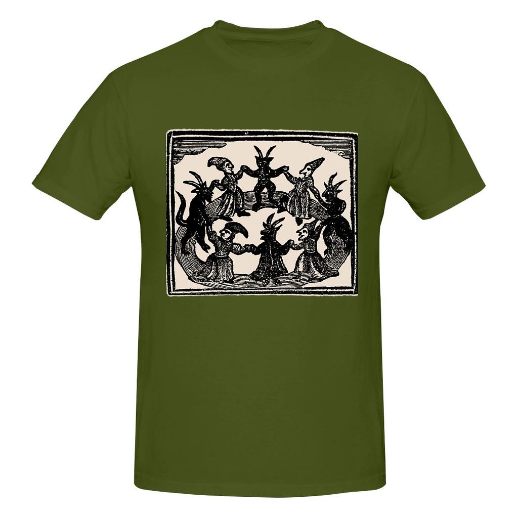 Witches Circle Dance Soft And Glutinous Tshirtminimalist Style Atmosphere Tee