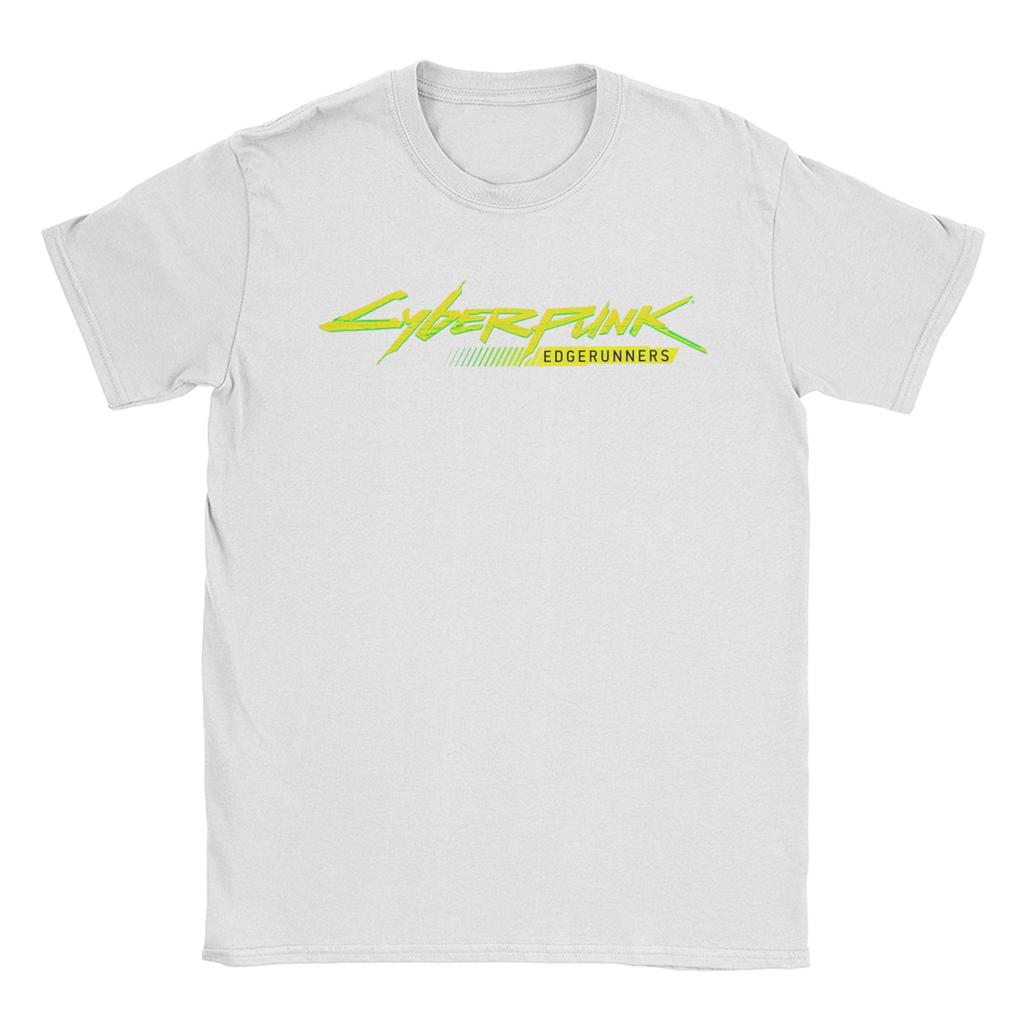 Men Women Cyberpunks Edgerunner cartoon anime  T Shirt Cotton Graphic Printing Tee Shirts  Top Clothing