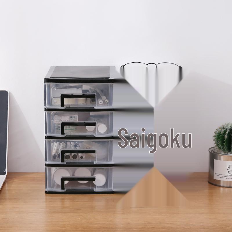 Desktop Drawer Storage Cabinet for Cosmetics and Office Supplies