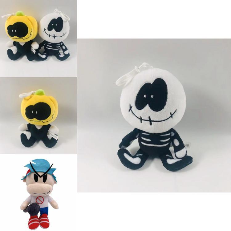 Friday Night Funkin Plush Toy Adorably Soft Fnf Whitty And Boyfriend Lemon Demon Doll For Kids